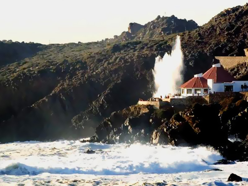 trip to seablowhole in ensenada in atv